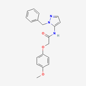 N-(1-benzyl-1H-pyrazol-5-yl)-2-(4-methoxyphenoxy)acetamide