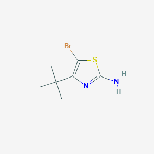 molecular formula C7H11BrN2S B113053 2-Amino-5-bromo-4-t-butylthiazole CAS No. 82202-32-2