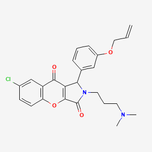 7-Chloro-2-[3-(dimethylamino)propyl]-1-[3-(prop-2-en-1-yloxy)phenyl]-1,2-dihydrochromeno[2,3-c]pyrrole-3,9-dione