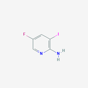 molecular formula C5H4FIN2 B113054 2-氨基-5-氟-3-碘吡啶 CAS No. 823218-51-5