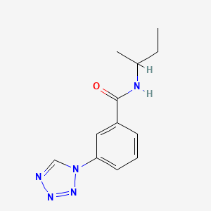 N-(butan-2-yl)-3-(1H-tetrazol-1-yl)benzamide