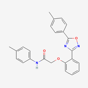 N-(4-methylphenyl)-2-{2-[5-(4-methylphenyl)-1,2,4-oxadiazol-3-yl]phenoxy}acetamide