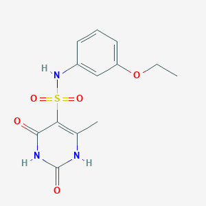 N-(3-ethoxyphenyl)-2-hydroxy-4-methyl-6-oxo-1,6-dihydropyrimidine-5-sulfonamide