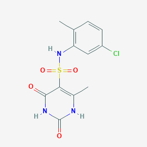 N-(5-chloro-2-methylphenyl)-6-methyl-2,4-dioxo-1,2,3,4-tetrahydropyrimidine-5-sulfonamide