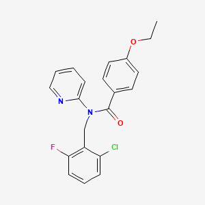 N-(2-chloro-6-fluorobenzyl)-4-ethoxy-N-(pyridin-2-yl)benzamide