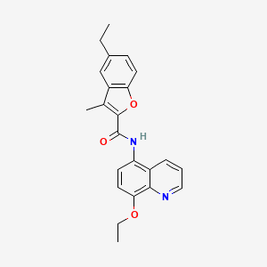 N-(8-ethoxyquinolin-5-yl)-5-ethyl-3-methyl-1-benzofuran-2-carboxamide