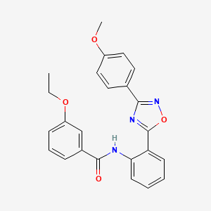 3-ethoxy-N-{2-[3-(4-methoxyphenyl)-1,2,4-oxadiazol-5-yl]phenyl}benzamide