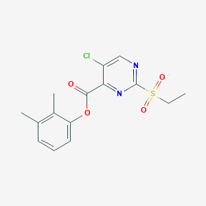 2,3-Dimethylphenyl 5-chloro-2-(ethylsulfonyl)pyrimidine-4-carboxylate