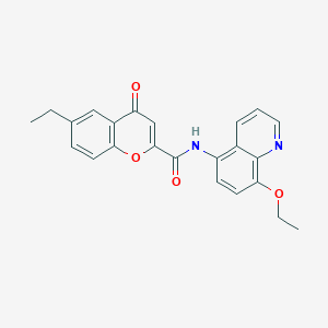 N-(8-ethoxyquinolin-5-yl)-6-ethyl-4-oxo-4H-chromene-2-carboxamide