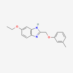 5-ethoxy-2-[(3-methylphenoxy)methyl]-1H-benzimidazole