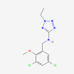 N-(3,5-dichloro-2-methoxybenzyl)-2-ethyl-2H-tetrazol-5-amine