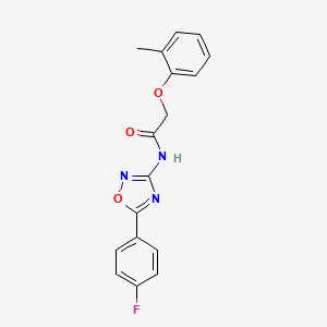 N-[5-(4-fluorophenyl)-1,2,4-oxadiazol-3-yl]-2-(2-methylphenoxy)acetamide