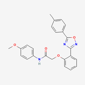 N-(4-methoxyphenyl)-2-{2-[5-(4-methylphenyl)-1,2,4-oxadiazol-3-yl]phenoxy}acetamide