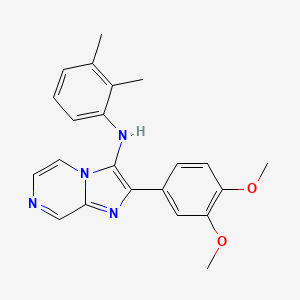 2-(3,4-dimethoxyphenyl)-N-(2,3-dimethylphenyl)imidazo[1,2-a]pyrazin-3-amine