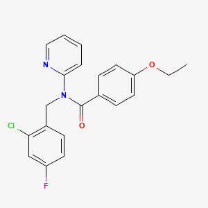 N-(2-chloro-4-fluorobenzyl)-4-ethoxy-N-(pyridin-2-yl)benzamide