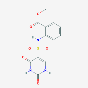 Methyl 2-{[(2-hydroxy-6-oxo-1,6-dihydropyrimidin-5-yl)sulfonyl]amino}benzoate