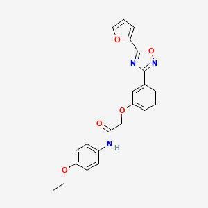 N-(4-ethoxyphenyl)-2-{3-[5-(furan-2-yl)-1,2,4-oxadiazol-3-yl]phenoxy}acetamide