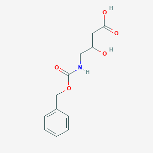 molecular formula C12H15NO5 B113065 4-(((Benzyloxy)carbonyl)amino)-3-hydroxybutanoic acid CAS No. 83349-20-6