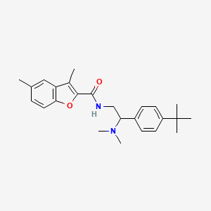 N-[2-(4-tert-butylphenyl)-2-(dimethylamino)ethyl]-3,5-dimethyl-1-benzofuran-2-carboxamide