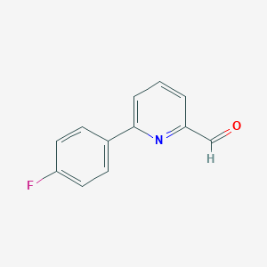 molecular formula C12H8FNO B113066 6-(4-Fluorophenyl)pyridine-2-carbaldehyde CAS No. 834884-77-4