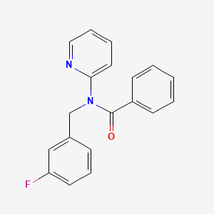 N-(3-fluorobenzyl)-N-(pyridin-2-yl)benzamide