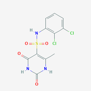 N-(2,3-dichlorophenyl)-2-hydroxy-4-methyl-6-oxo-1,6-dihydropyrimidine-5-sulfonamide