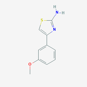 molecular formula C10H10N2OS B113067 4-(3-甲氧基苯基)-1,3-噻唑-2-胺 CAS No. 83558-37-6