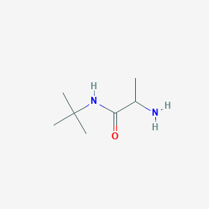 molecular formula C7H16N2O B113069 2-氨基-N-叔丁基-DL-丙酰胺 CAS No. 83730-58-9