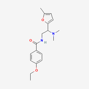 N-[2-(dimethylamino)-2-(5-methylfuran-2-yl)ethyl]-4-ethoxybenzamide