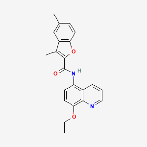 N-(8-ethoxyquinolin-5-yl)-3,5-dimethyl-1-benzofuran-2-carboxamide