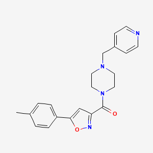 [5-(4-Methylphenyl)-1,2-oxazol-3-yl][4-(pyridin-4-ylmethyl)piperazin-1-yl]methanone