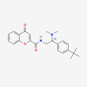 N-[2-(4-tert-butylphenyl)-2-(dimethylamino)ethyl]-4-oxo-4H-chromene-2-carboxamide