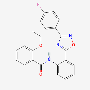 2-ethoxy-N-{2-[3-(4-fluorophenyl)-1,2,4-oxadiazol-5-yl]phenyl}benzamide