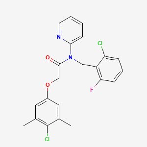 2-(4-chloro-3,5-dimethylphenoxy)-N-(2-chloro-6-fluorobenzyl)-N-(pyridin-2-yl)acetamide