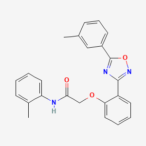 N-(2-methylphenyl)-2-{2-[5-(3-methylphenyl)-1,2,4-oxadiazol-3-yl]phenoxy}acetamide