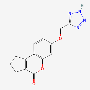 7-(1H-tetrazol-5-ylmethoxy)-2,3-dihydrocyclopenta[c]chromen-4(1H)-one