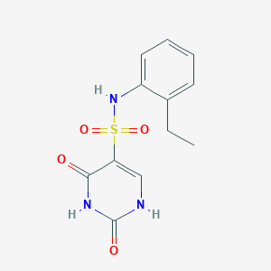 N-(2-ethylphenyl)-2-hydroxy-6-oxo-1,6-dihydropyrimidine-5-sulfonamide