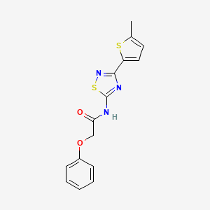 N-[3-(5-methylthiophen-2-yl)-1,2,4-thiadiazol-5-yl]-2-phenoxyacetamide