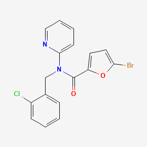 5-bromo-N-(2-chlorobenzyl)-N-(pyridin-2-yl)furan-2-carboxamide