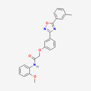 N-(2-methoxyphenyl)-2-{3-[5-(3-methylphenyl)-1,2,4-oxadiazol-3-yl]phenoxy}acetamide