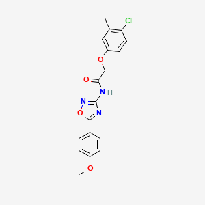 2-(4-chloro-3-methylphenoxy)-N-[5-(4-ethoxyphenyl)-1,2,4-oxadiazol-3-yl]acetamide