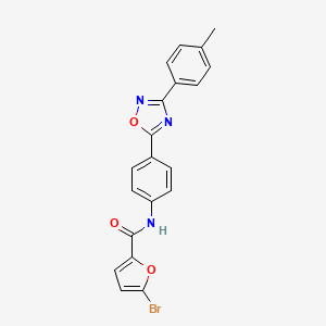 5-bromo-N-{4-[3-(4-methylphenyl)-1,2,4-oxadiazol-5-yl]phenyl}furan-2-carboxamide