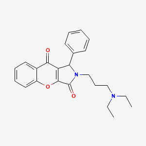 2-[3-(Diethylamino)propyl]-1-phenyl-1,2-dihydrochromeno[2,3-c]pyrrole-3,9-dione