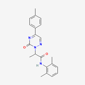 N-(2,6-dimethylphenyl)-2-[5-(4-methylphenyl)-3-oxo-1,2,4-triazin-2(3H)-yl]propanamide