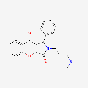 2-[3-(Dimethylamino)propyl]-1-phenyl-1,2-dihydrochromeno[2,3-c]pyrrole-3,9-dione