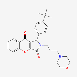 1-(4-Tert-butylphenyl)-2-[3-(morpholin-4-yl)propyl]-1,2-dihydrochromeno[2,3-c]pyrrole-3,9-dione