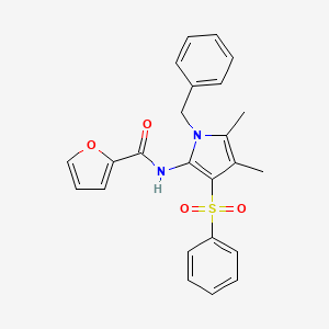 N-[1-benzyl-4,5-dimethyl-3-(phenylsulfonyl)-1H-pyrrol-2-yl]furan-2-carboxamide