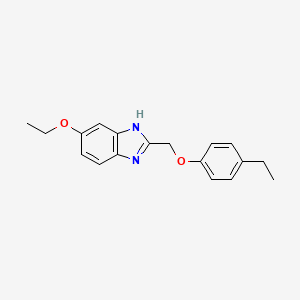 5-ethoxy-2-[(4-ethylphenoxy)methyl]-1H-benzimidazole