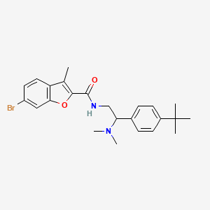 6-bromo-N-[2-(4-tert-butylphenyl)-2-(dimethylamino)ethyl]-3-methyl-1-benzofuran-2-carboxamide