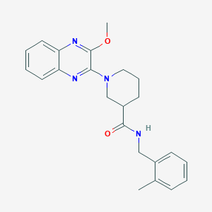 1-(3-methoxyquinoxalin-2-yl)-N-(2-methylbenzyl)piperidine-3-carboxamide